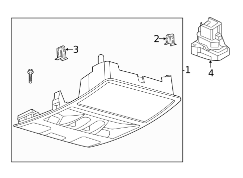 Overhead Console for 2025 Ford Bronco Sport #0