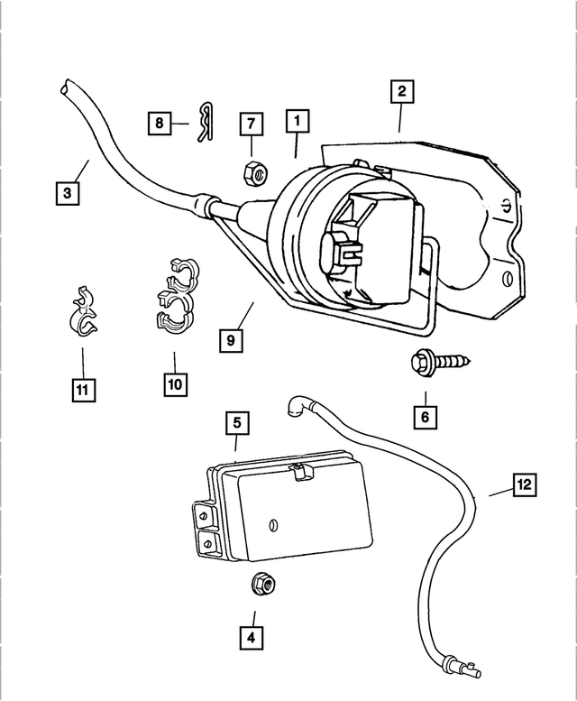 55055705AB - Fuel: Vacuum Harness Assembly for Mopar Image