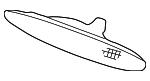 LJA4812AA - : Side Marker Lamp for Jaguar: XK8, XKR Image