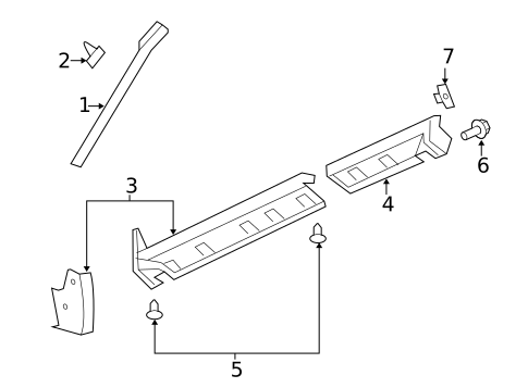 Exterior Moldings for 2014 Jeep Patriot #0