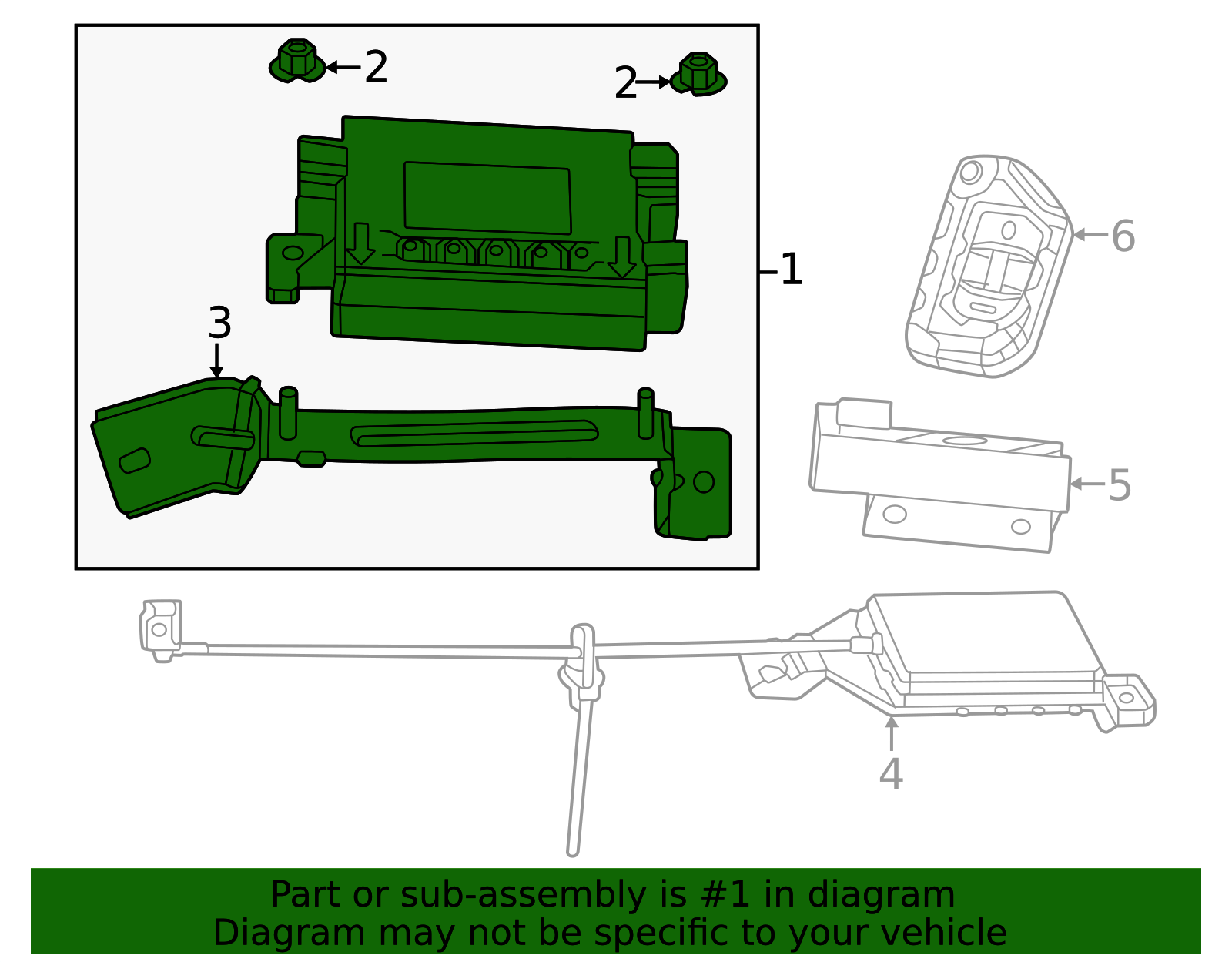 2018-2023 Jeep Wrangler Control Module 56029924AB | Mopar Parts Canada