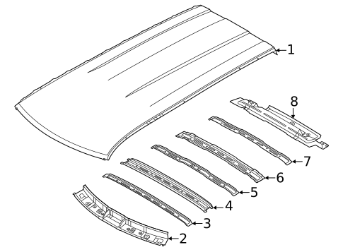 Roof & Components for 2026 Hyundai Ioniq 9 #0