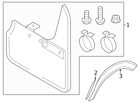 Exterior Trim - Quarter Panel for 2022 Audi A6 allroad #0