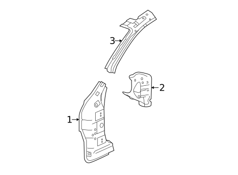 Hinge Pillar for 2017 Chevrolet SS #0