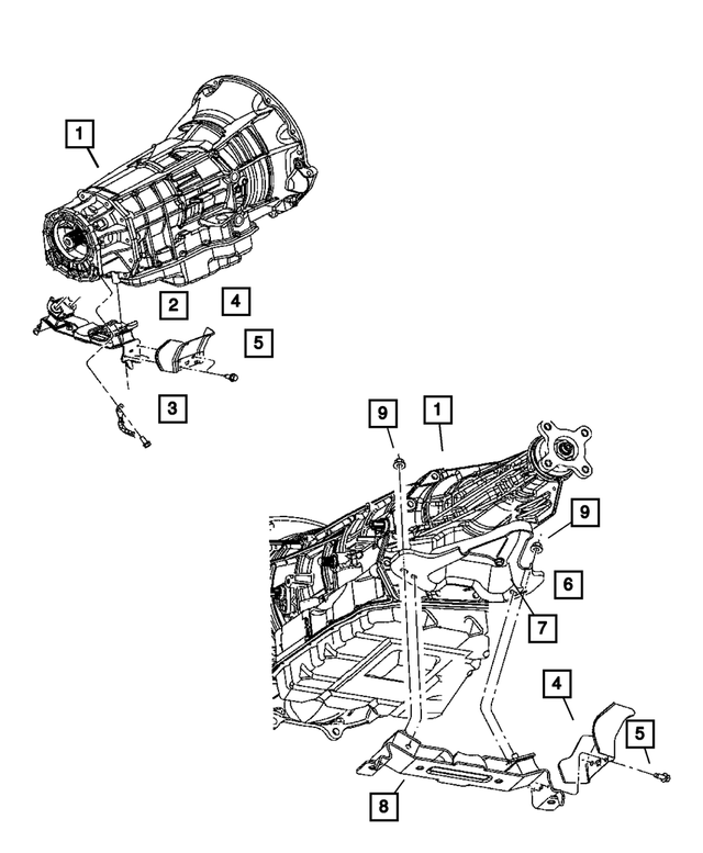 « 52089938AJ – Engine Mounting : Support De Transmission Isolant pour Mopar Image »