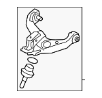 MCF2636 - Suspension: Motorcraftâ„¢ Suspension Control Arm for Ford Image