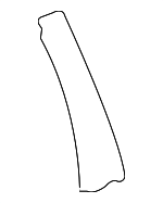 863934D001 - Body: Black Out Tape for Hyundai: Entourage Image