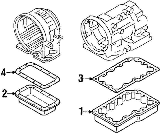 8960142350 - : Trans Pan Gasket for Acura Image