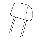 4L2Z78611A08AAG - Body: Headrest for Ford: Explorer Image