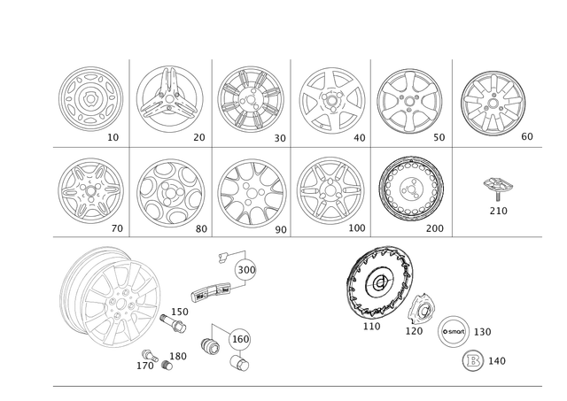 6815V001C32L00 - Wheels: Disc Wheel for Smart Image image