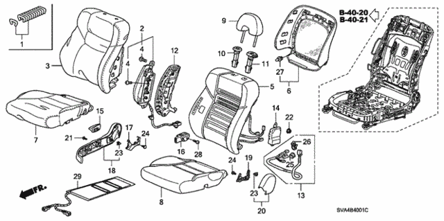 Front Seat (R.) for 2007 Honda Civic #0