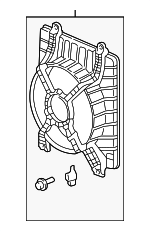 19015P5A003 - Cooling System: Shroud for Acura: RL Image