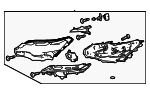 8114548J60 - : Headlamp Assembly for Lexus Image