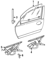 R4624625 - : Window Motor for Chrysler: Concorde, LHS, New Yorker | Dodge: Intrepid Image