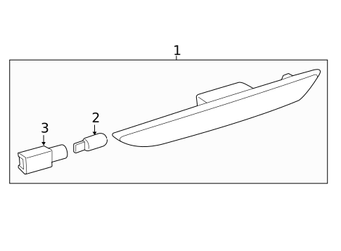 Side Marker Lamps for 2016 Ford Mustang #0