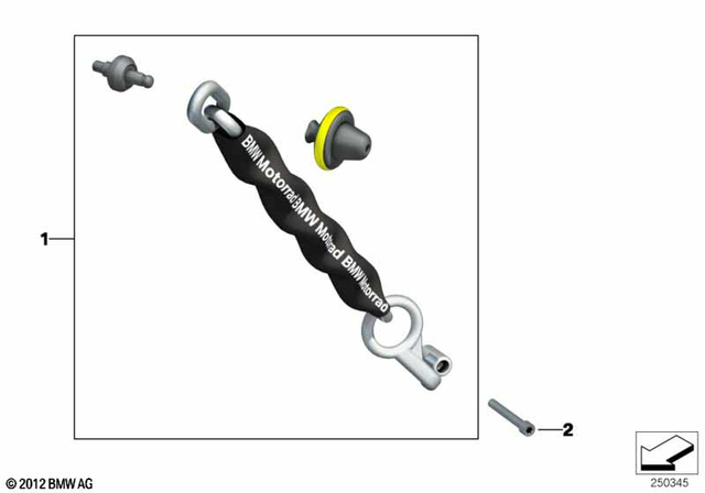 77258527047 - Design: Scooter Lock for BMW-Motorrad Image