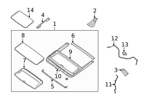 Sunroof for 2010 Nissan TITAN #0