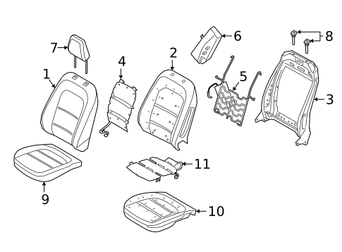 Seats for 2023 Ford Escape #0