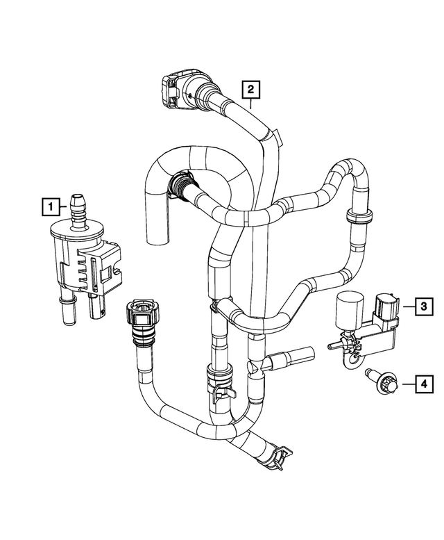 68171959AA - Emission Controls: Hex Flange Head Bolt, Mounting for Mopar Image