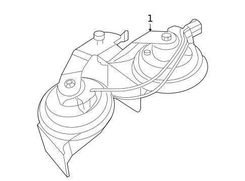 Horn for 2004 Ford Explorer #0