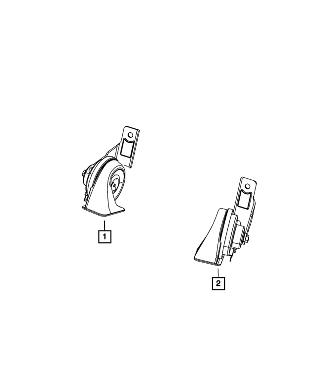 « 56046583AD –  : Avertisseur Sonore Et Sup pour Mopar Image »