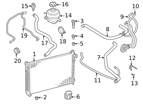 Radiator & Components for 2005 Land Rover Freelander #0