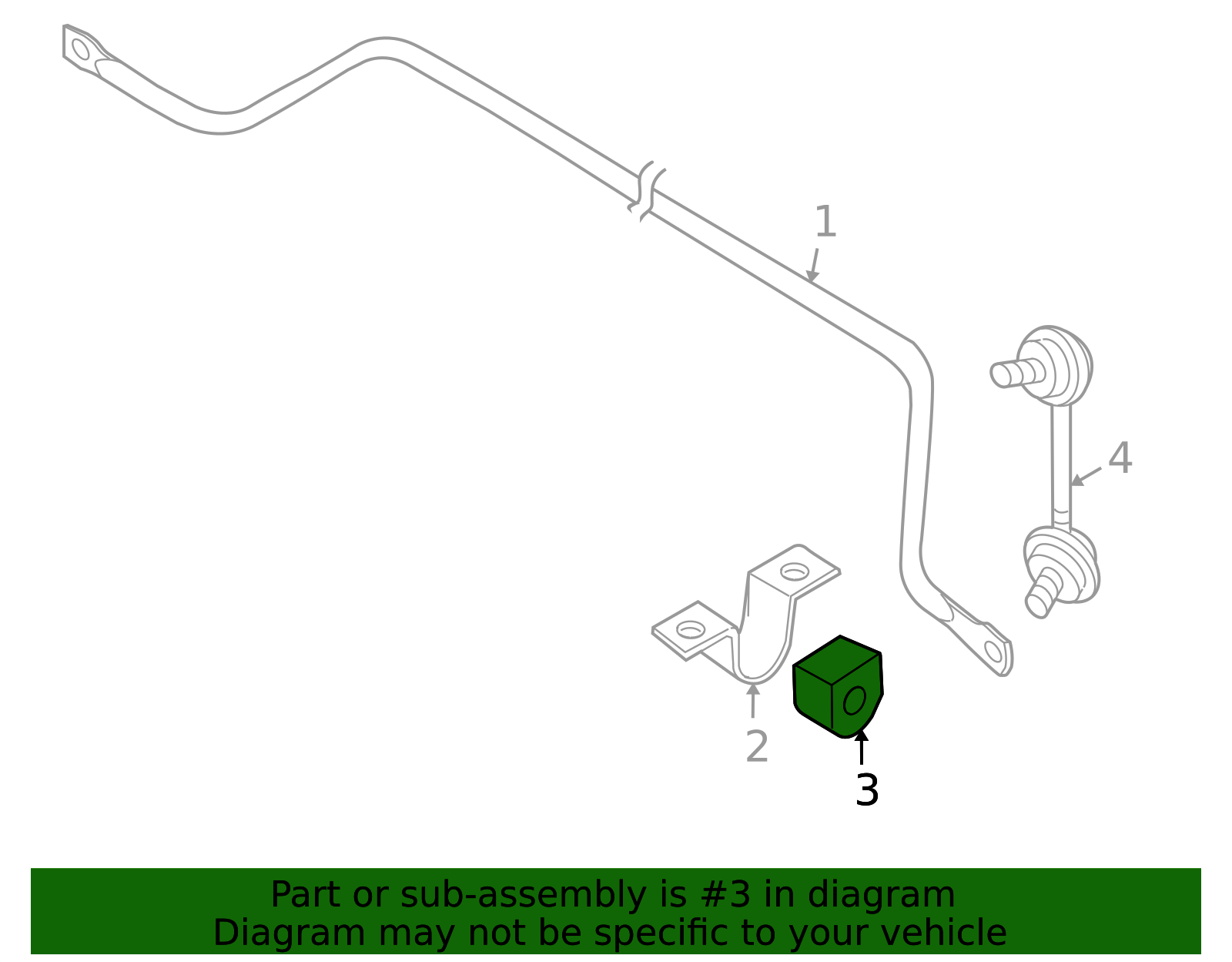 2008-2013 Nissan Altima Stabilizer Bar Bushing 56243-ZN40A | OEM