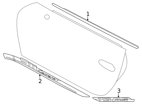 Exterior Trim - Door for 2023 Porsche 911 #0