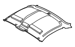 51443441995 - Body: Headliner for BMW: Z4 Image