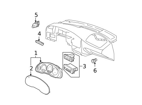 Controls for 2004 Buick Regal #0