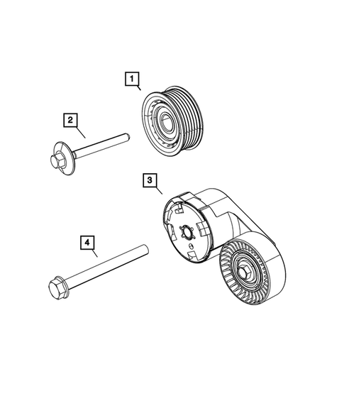 Pulleys and Related Parts for 2012 Jeep Grand Cherokee #0