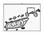 33100TP6A01 - : Headlamp Assembly for Honda: Accord Crosstour, Crosstour Image