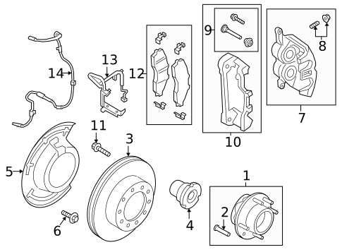 Front Brakes for 2018 Ford F-350 Super Duty #0