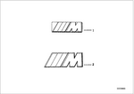 51141884015 - Retrofitting / Conversion / Accessories: Letter "M" Front for BMW Image