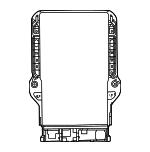 68541560AD - Body: Center Display Assembly for Ram: 1500 Image