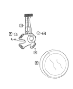 5MZ69DX8AB - : Spare Tire Cover for Mopar Image