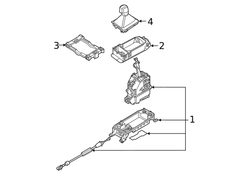 Gear Shift Control for 2019 Volkswagen Tiguan #0