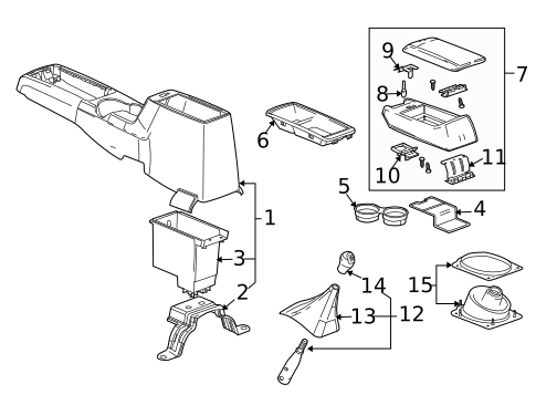 Gear Shift Control for 2012 GMC Canyon #1