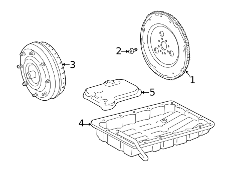 Transmission Parts for 2007 Lexus SC430 #0