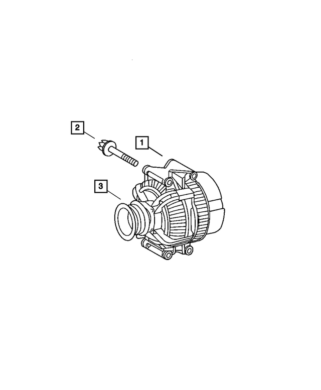 « R5134205AB –  : Moteur Generateur, Refabriqué pour Mopar Image »