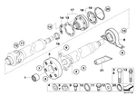 26127521855 - : Center Mount, Aluminum for BMW Image