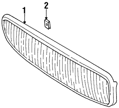 Grille & Components for 1997 Buick LeSabre #0