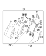 68355595AA - : Tie Strap for Fiat: 124 Spider Image