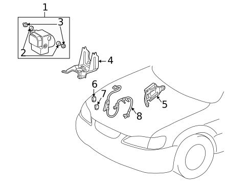 Relays for 1998 Lexus ES300 #0