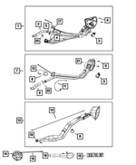 68090383AB - Fuel and Accelerator Pedal: Ground Strap for Ram: 1500, 1500 Classic, 2500, 3500 Image