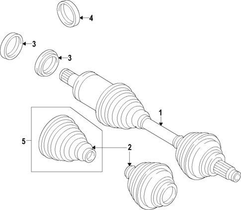 Axle Shafts & Joints for 2019 BMW X1 #0