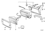 63171381419 - Lighting: Fog Lights, Left for BMW Image