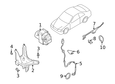 Anti-Lock Brakes for 2003 INFINITI I35 #3