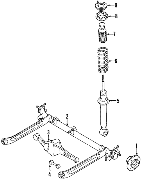 Rear Suspension for 2000 Infiniti G20 | OEM Parts Online