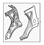 70100E4A40 - Body: Quarter Panel Assembly for Kia: Soul EV Image